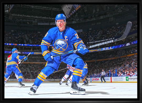 Rasmus Dahlin 20" x 29" Framed Canvas Buffalo Sabres 31.5" x 22.5"